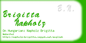 brigitta napholz business card